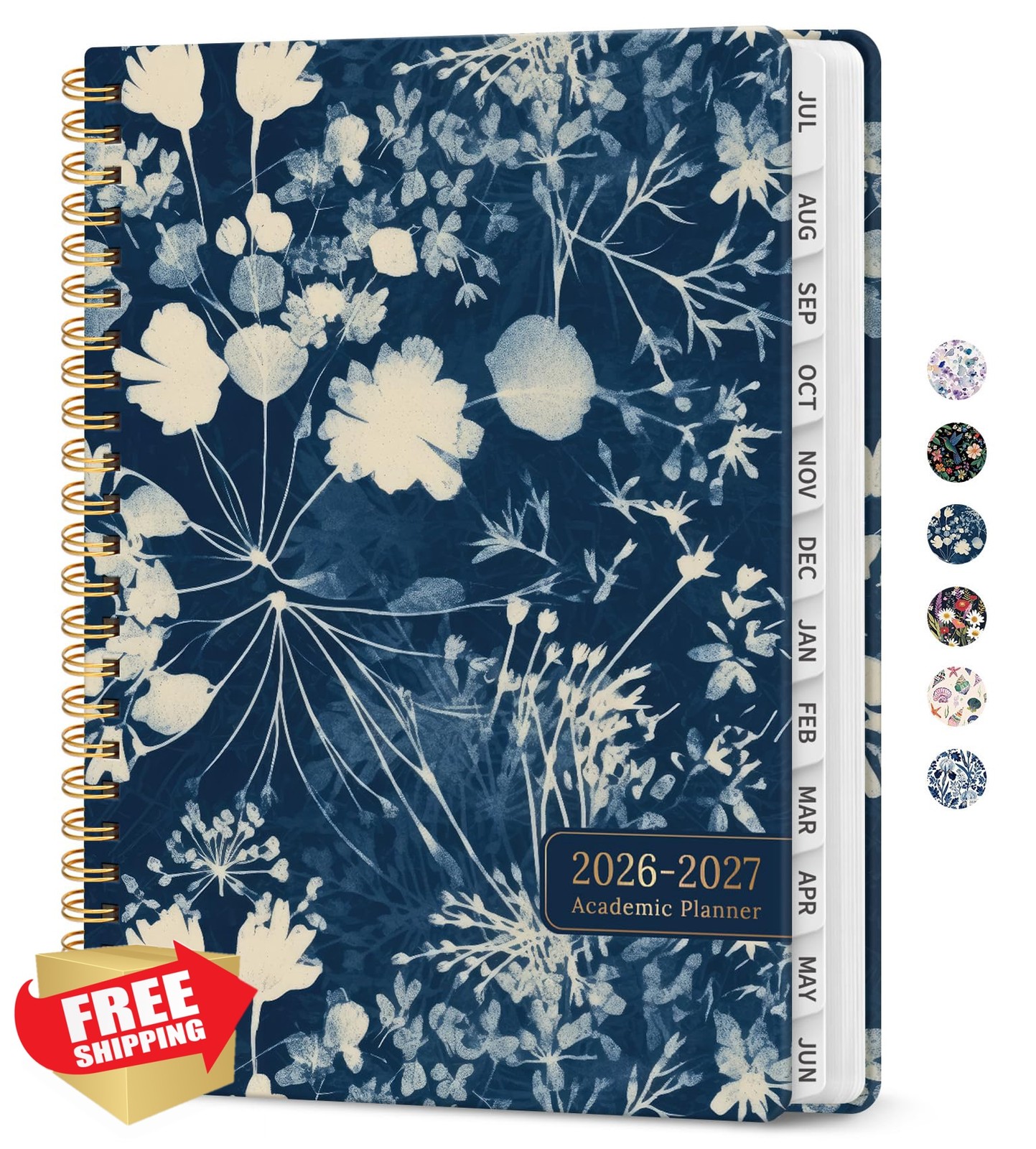Planner 2026–2027, Academic Year Monthly and Weekly Calendar Book, Jul 2026–J…