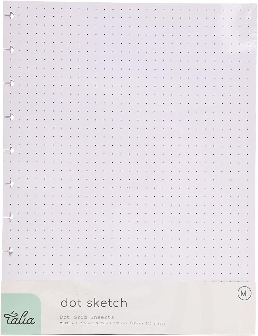 Discbound Notebook Refills (Dotted Pages, Letter (8.5in x 11in))