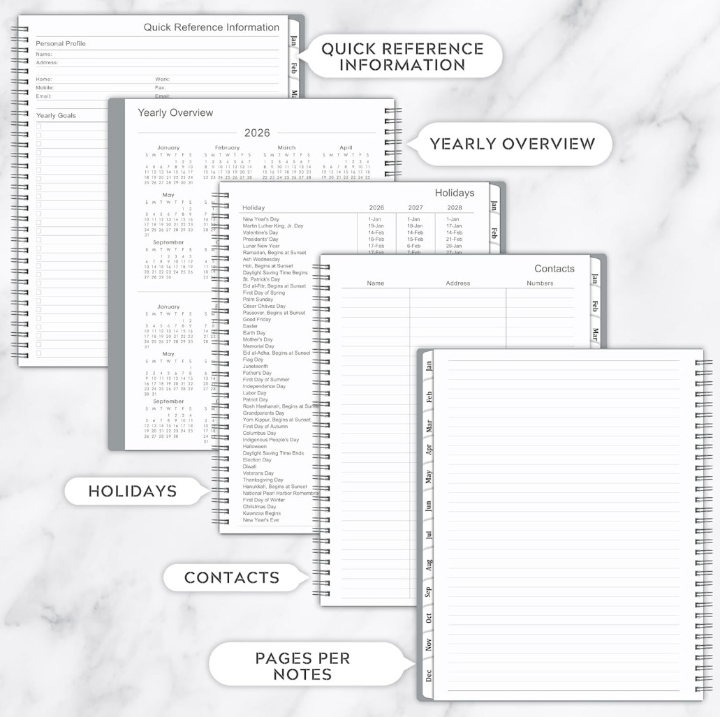 2026 Planner – 2026 Planner Weekly and Monthly, Jan. 2026 – Dec. 2026, Calendar.