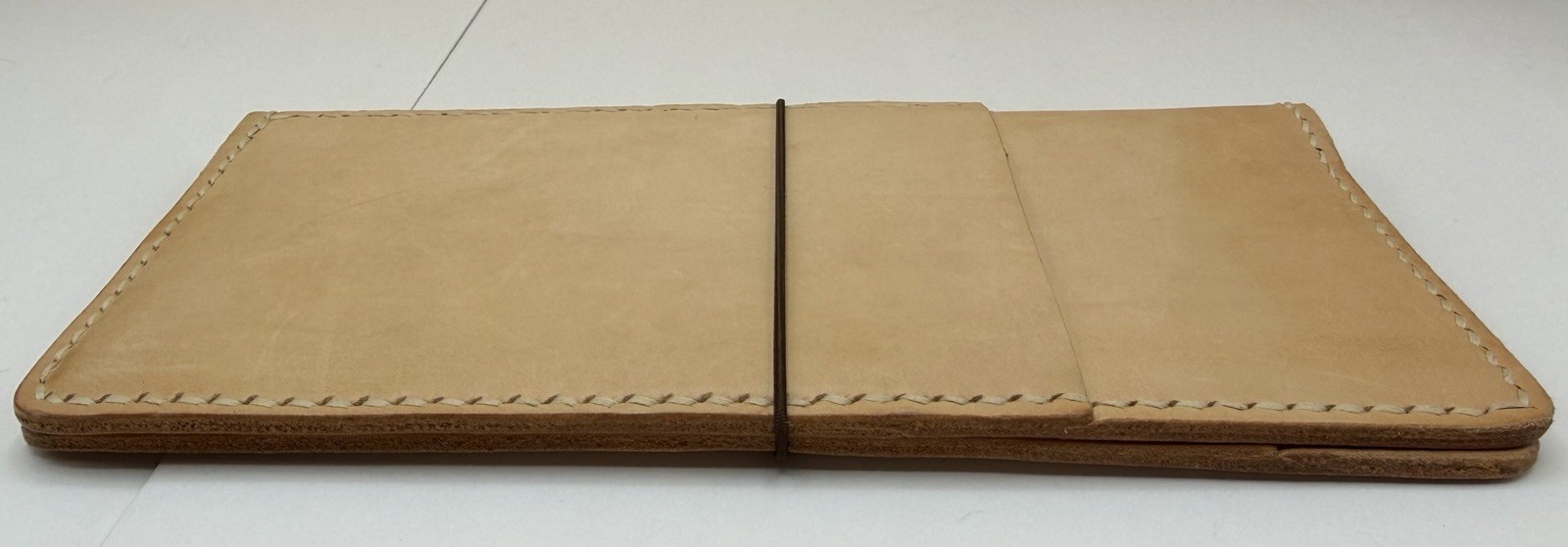 HandStitchedLeatherT B6 Slim Traveler’s Notebook Cover Natural Veg Tan Leather