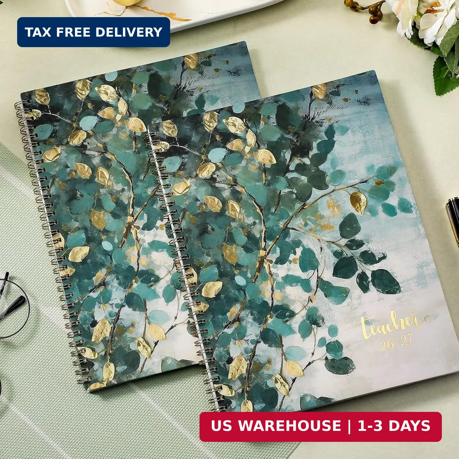 Teacher Planner 2026-2027 – Teacher Lesson Planner, July 2026 – June 2027, 8.5″