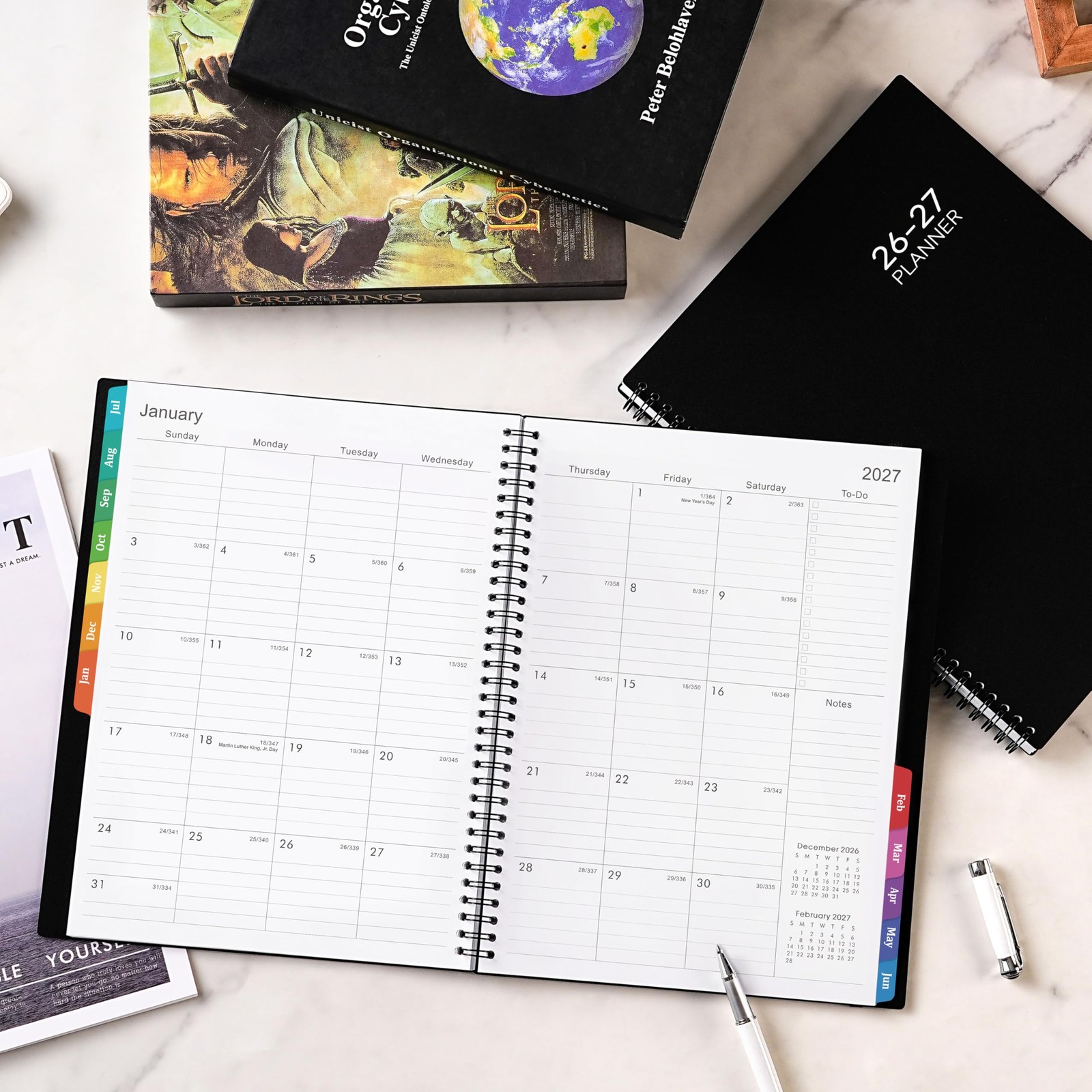 Planner 2026-2027, Academic Planner2026-2027 – 2026-2027 8.9″ x 11.2″, Black