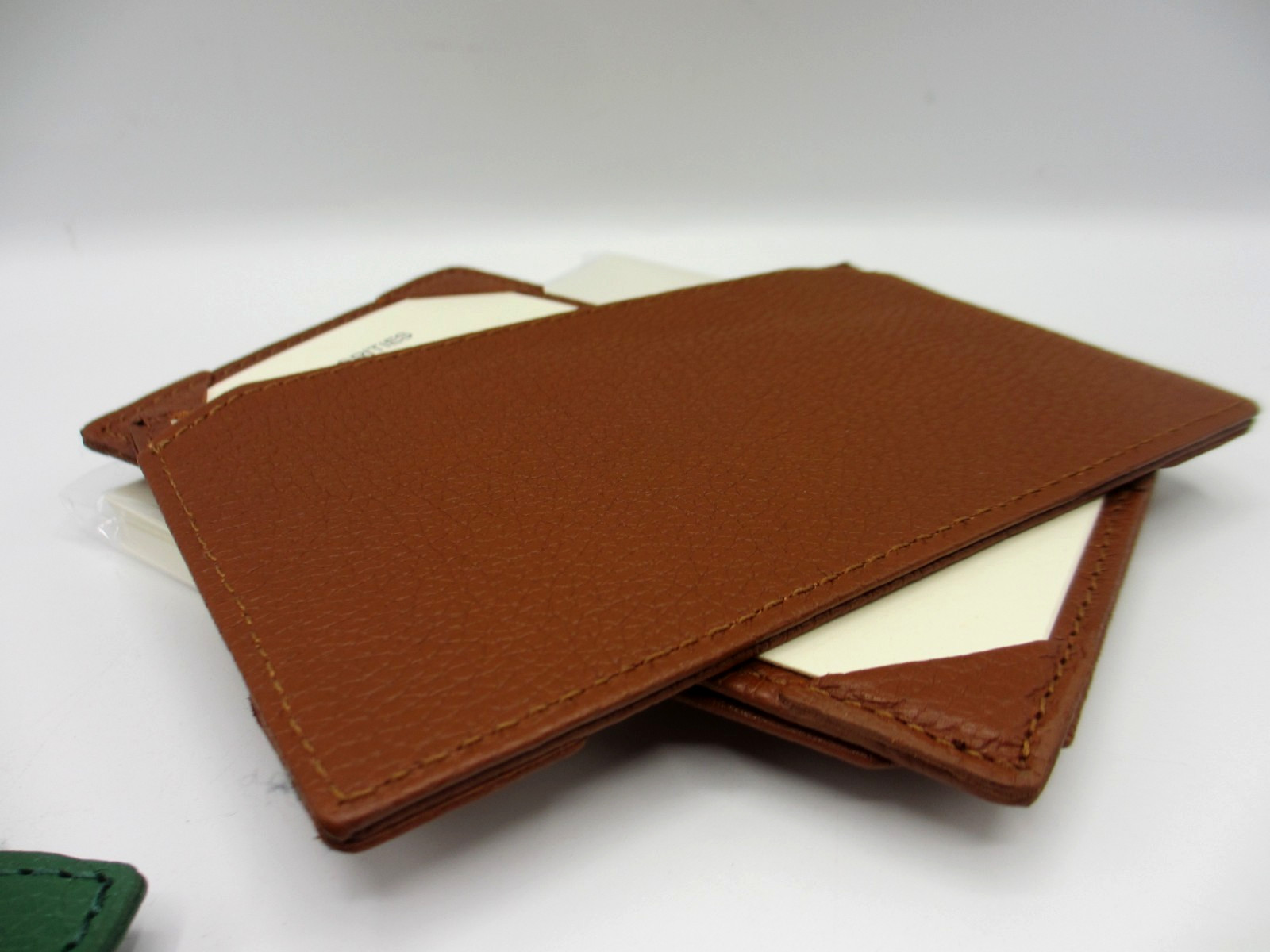 Jotter Personal Pocket Leather w 24 Cards Refillable Graphic Image ORANGE