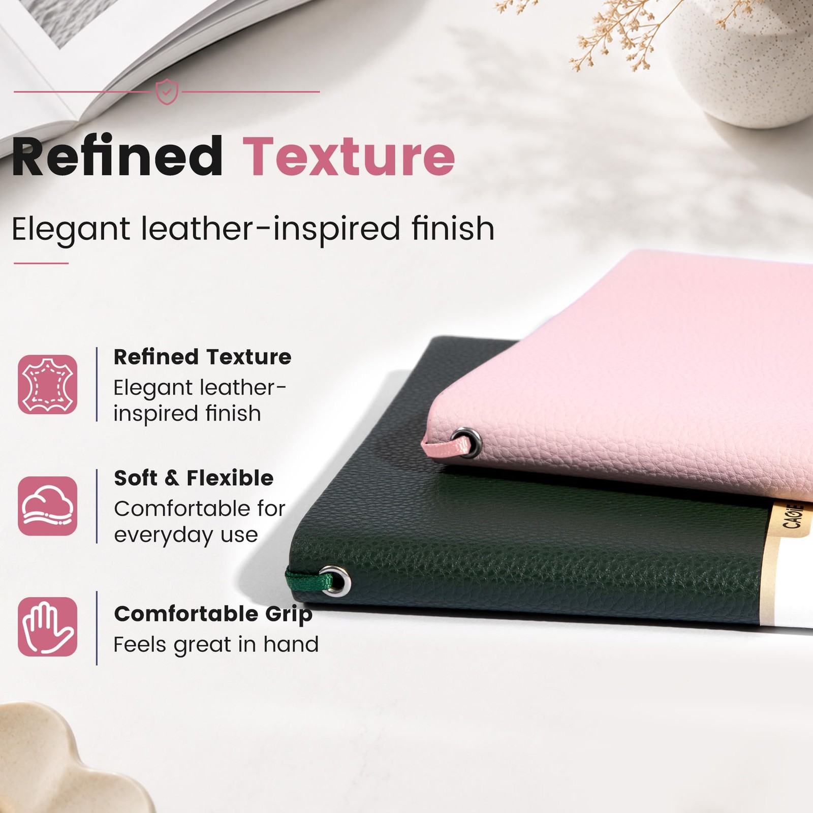 Lined Journal Notebook for Men & Women,176 Pages A5 Medium Size, Softcover Le…