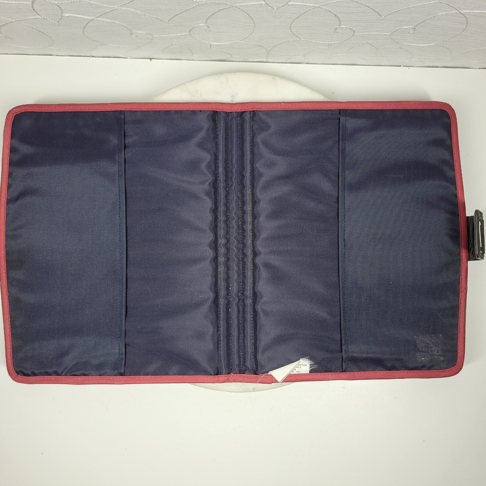 VTG Nike Trapper Keeper Binder Cover Black 1996 Mead Planner Organizer Retro