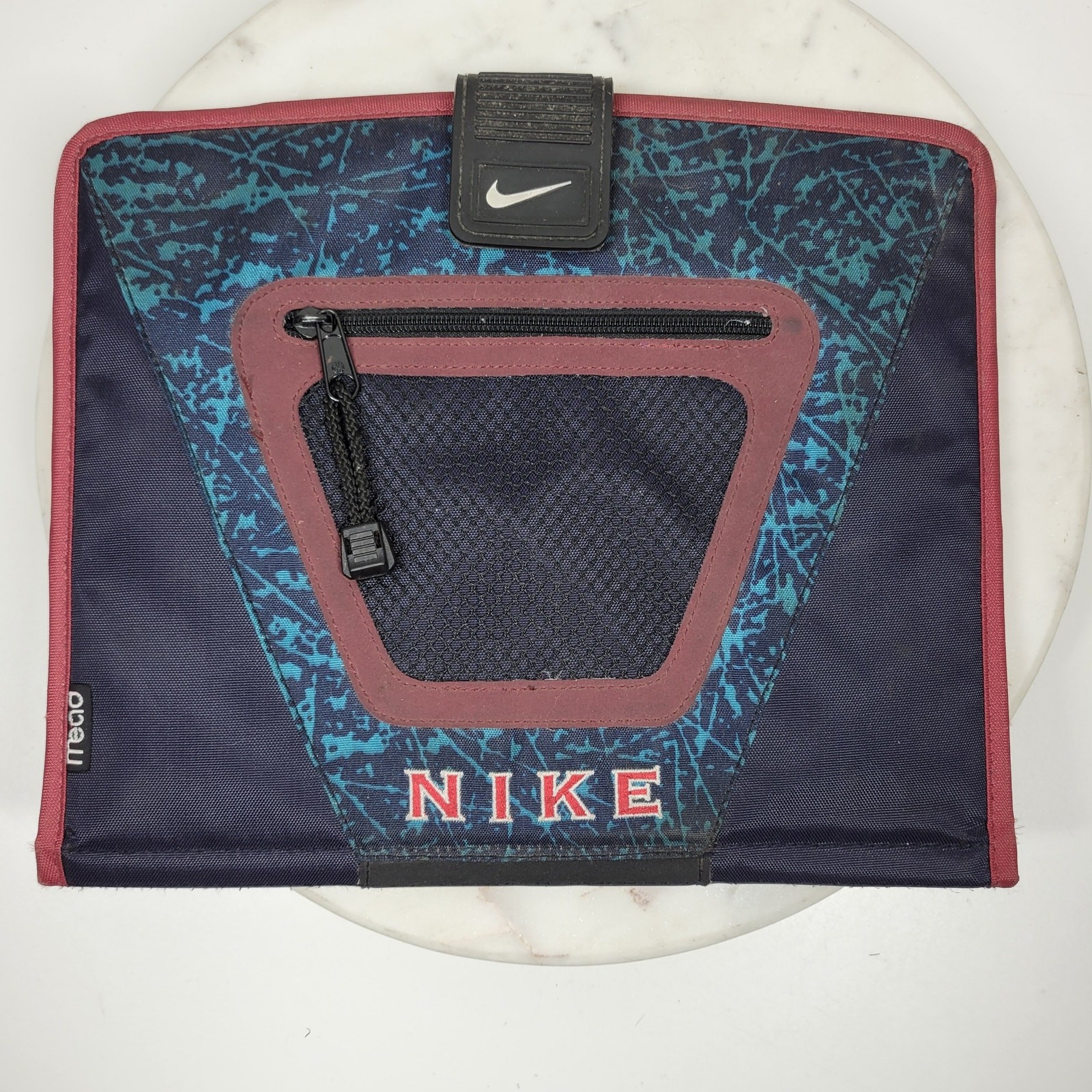 VTG Nike Trapper Keeper Binder Cover Black 1996 Mead Planner Organizer Retro