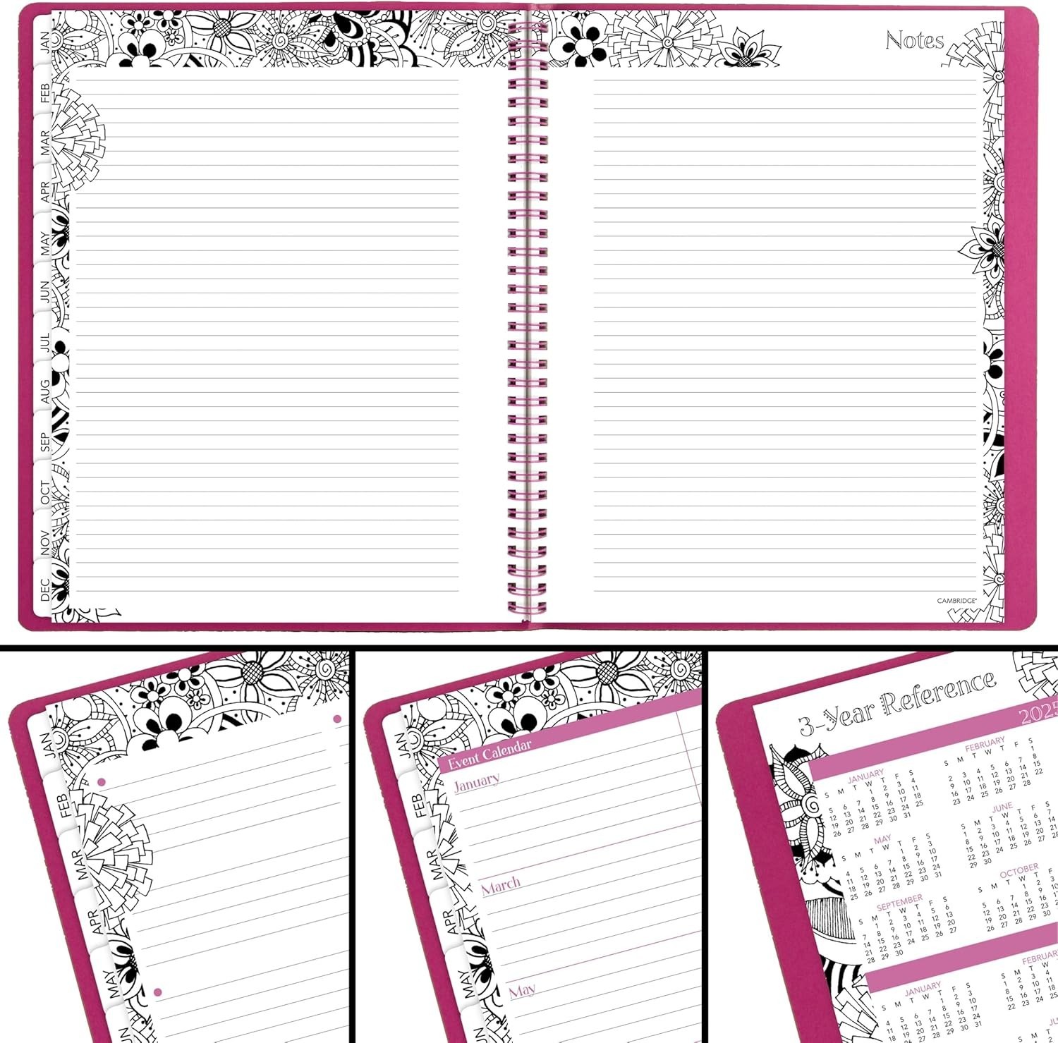 2026 FloraDoodle Planner – Large Weekly & Monthly Appointment Book, 8.5″x11″