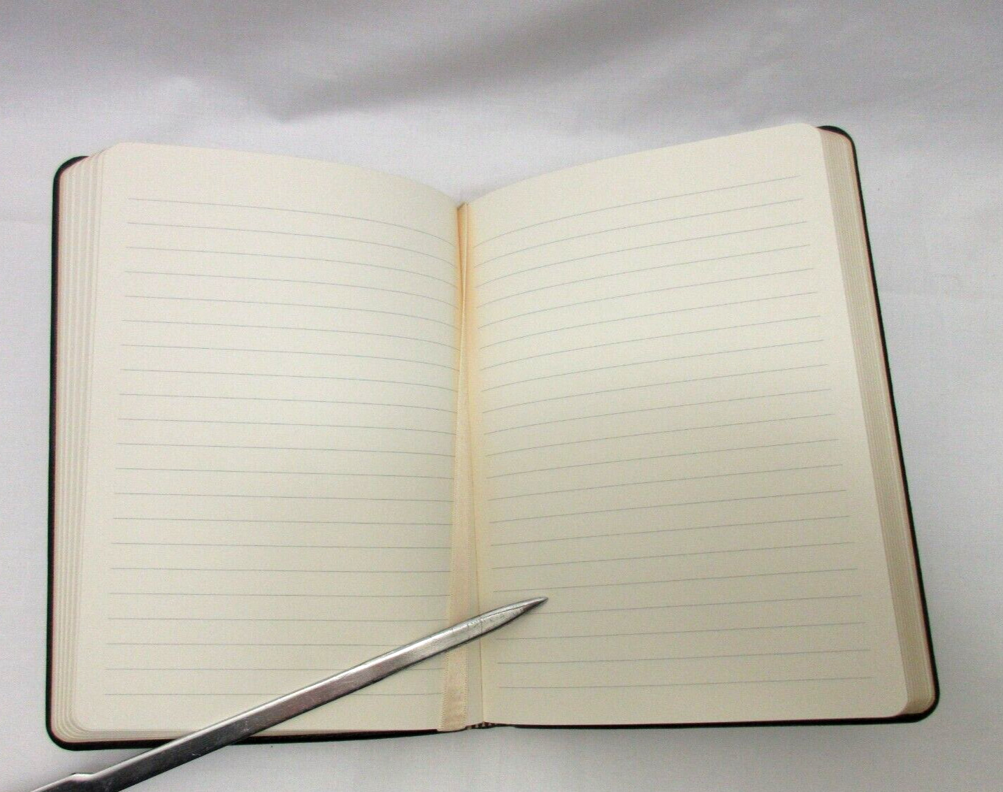 Leather Soft Cover Travel Journal Notebook 7″ 224 Lined Pages Swoozie’s Black