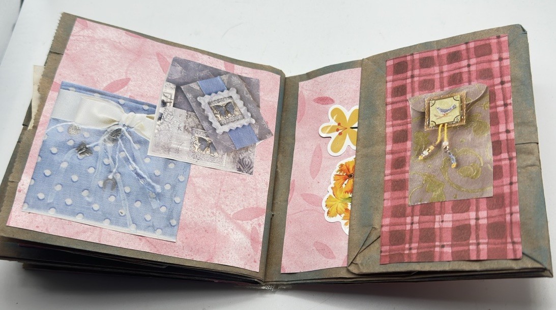 Junk Journal Wishes Themed Medium Is Brown Paper Bags