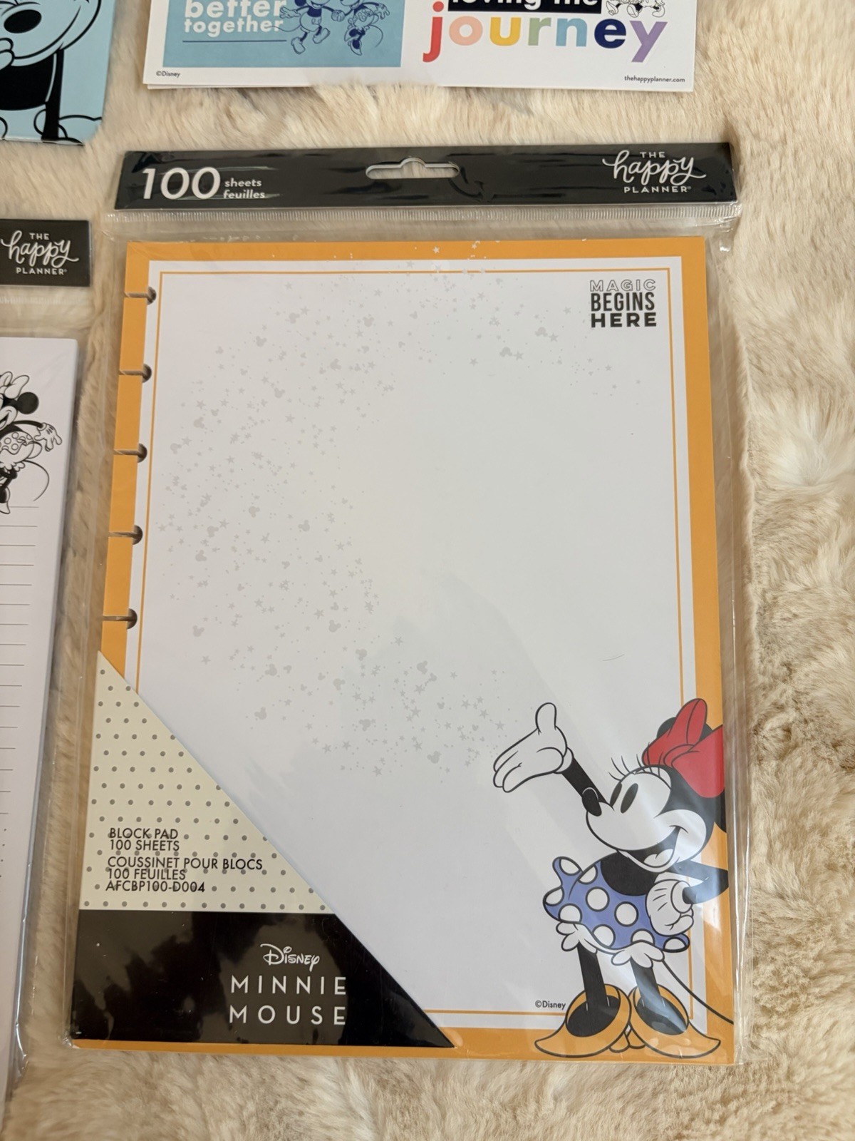Mickey And Minnie Mouse Happy Planner Accessories