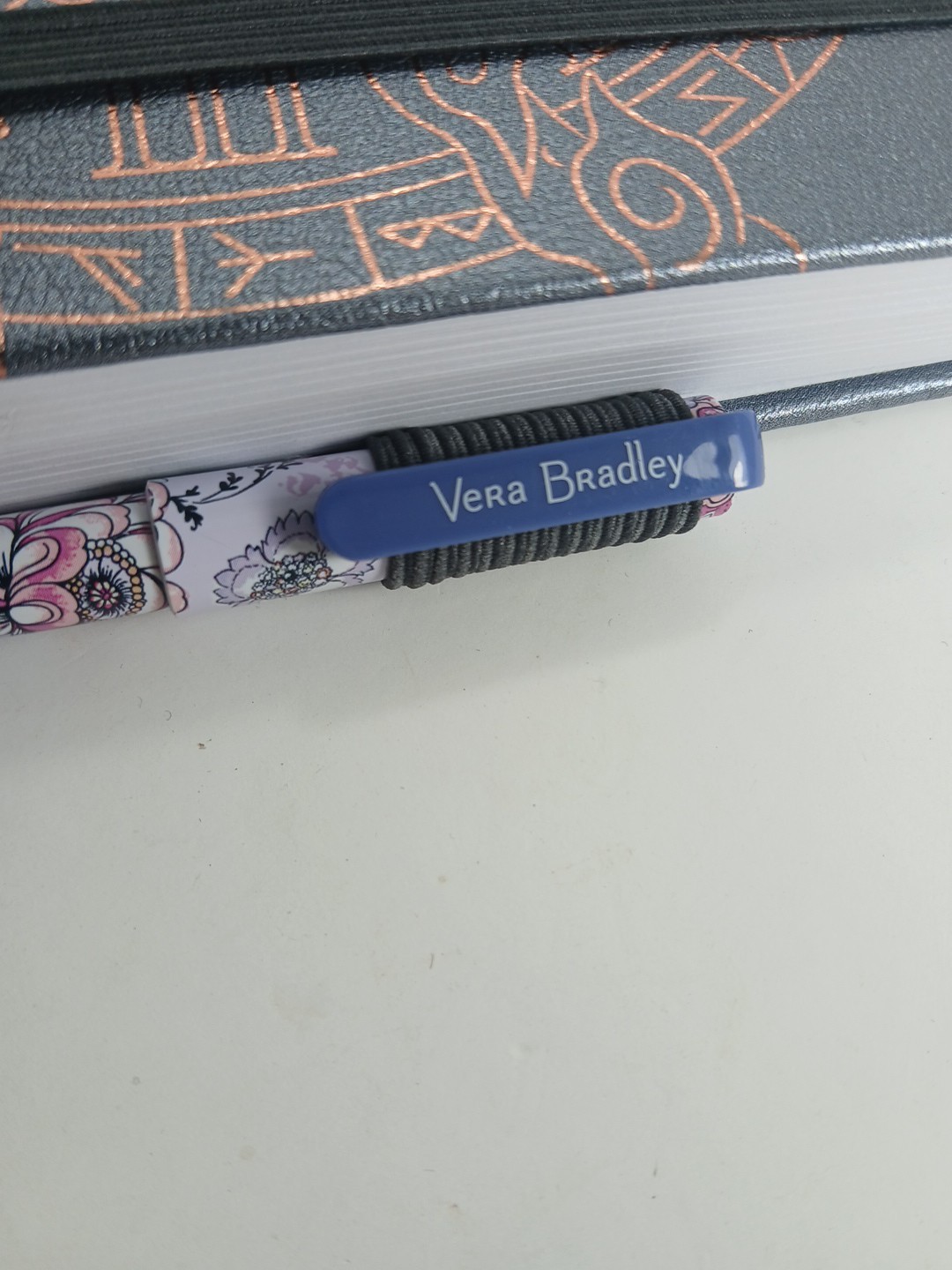 NEW Legend Blue Personal Planner Goal Tracker, w/ Vera Bradley Pin & Stickers