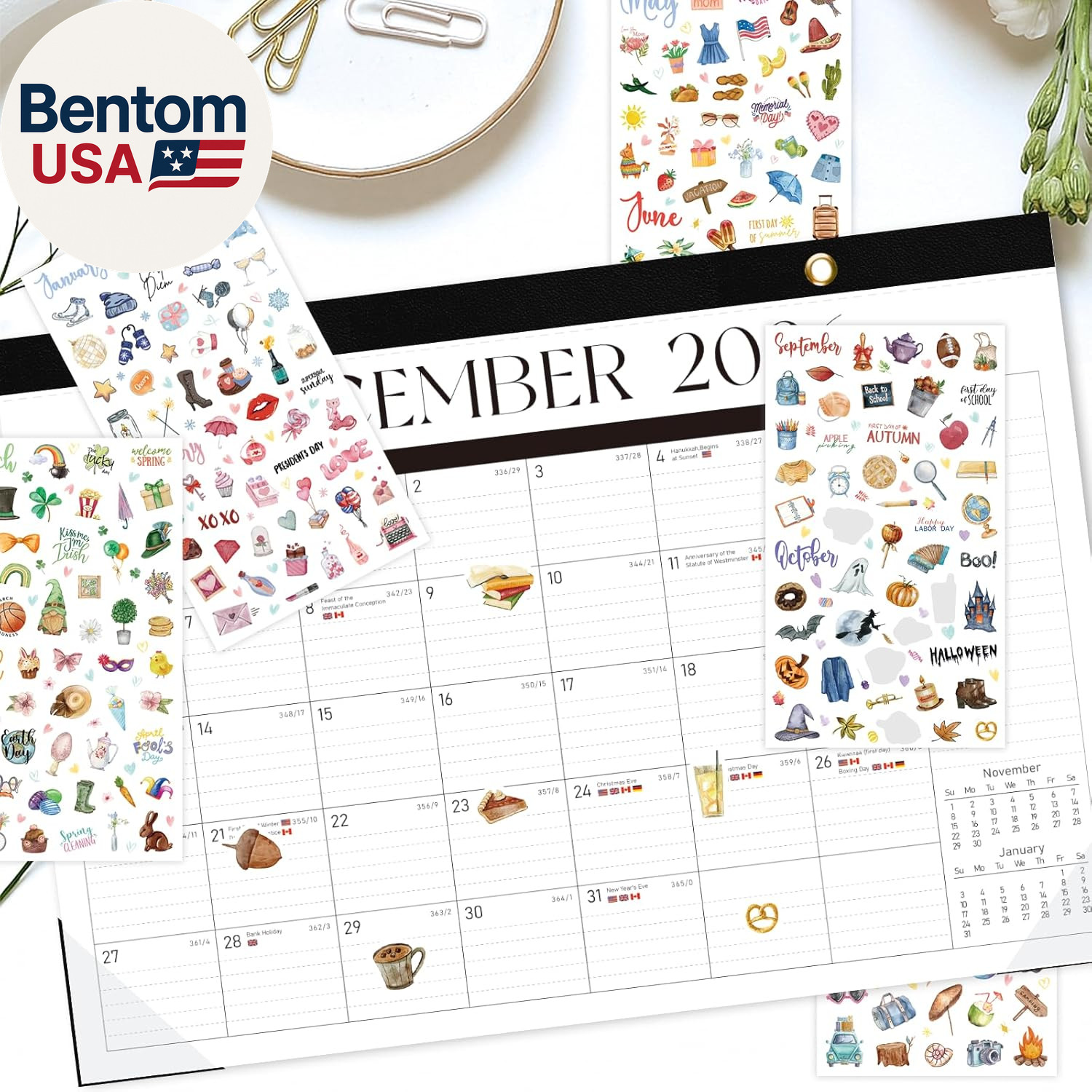 Planner Stickers, Calendar Sticker – over 310 Daily Holiday Seasonal Planner St