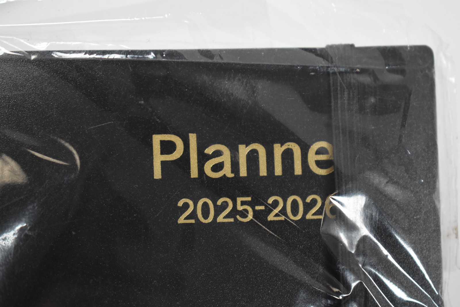 Daily Planner 2025-2026 A5 Black Wire-Bound Spiral Organizer Elastic Closure