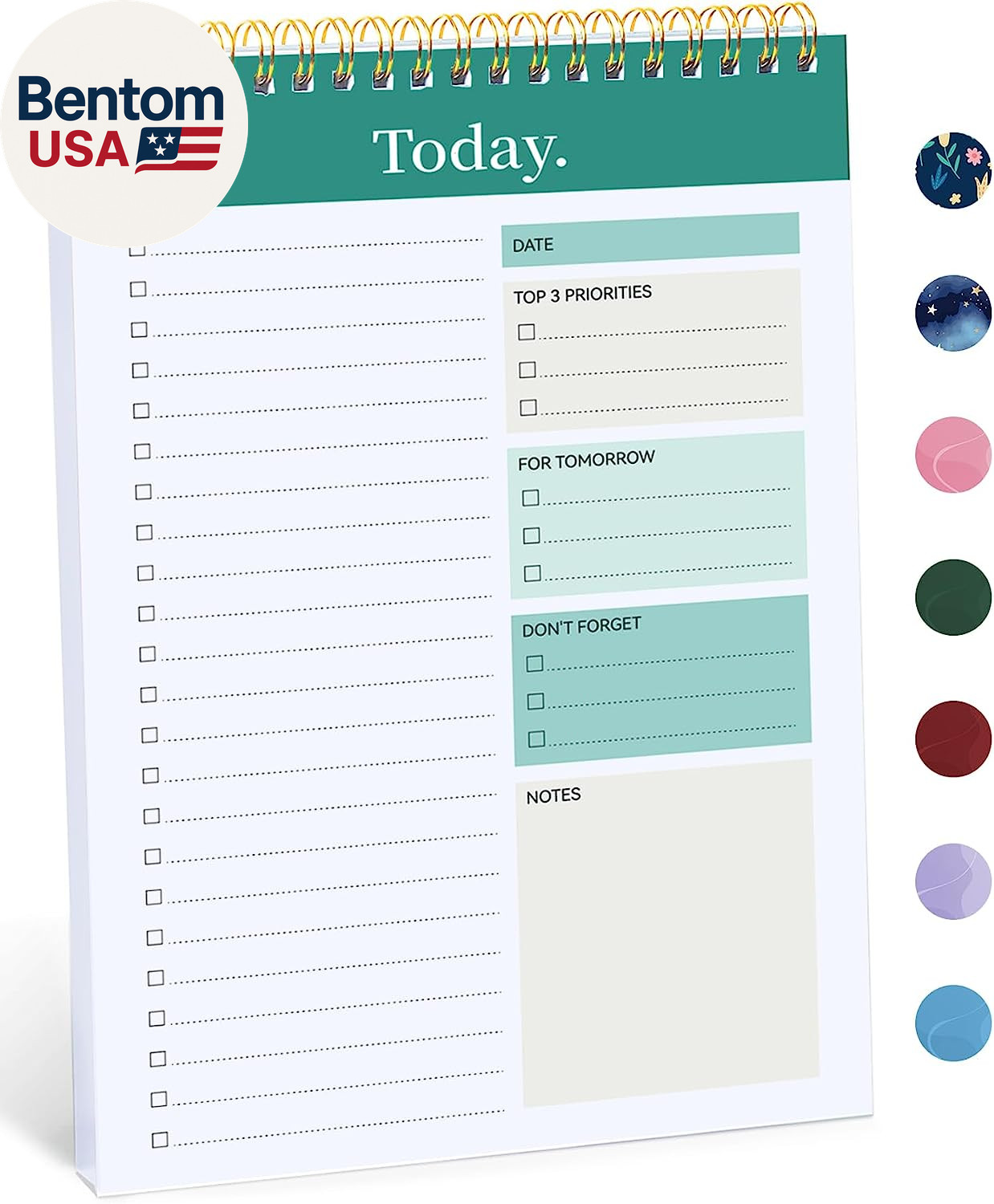 to Do List Notepad – to Do List Notebook for Work with 52 Sheets, 9.8″ X 6.5″, U
