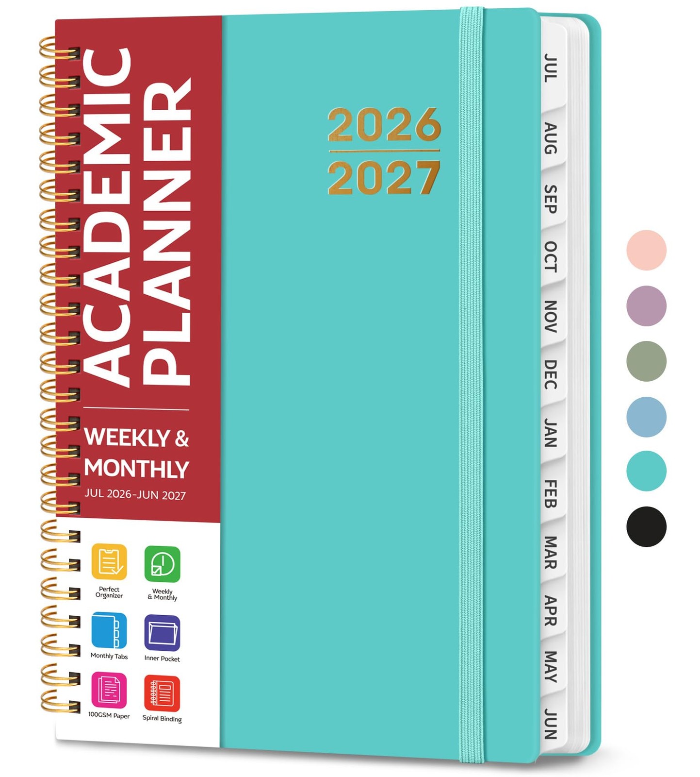 Planner 2026-2027 for Women & Men, Academic Monthly and Weekly Calendar Planner