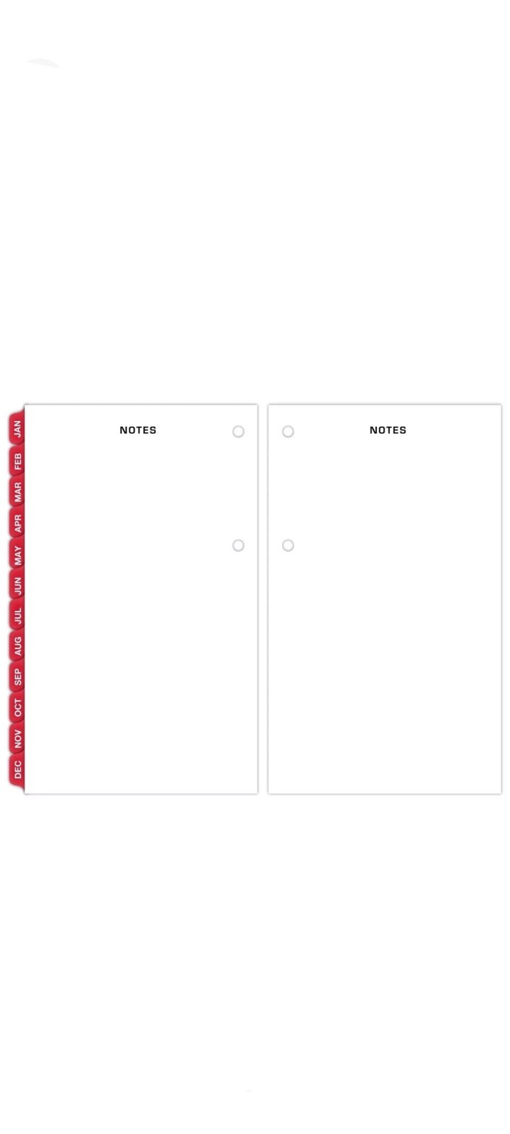 2027 At-A-Glance E017-50 Daily Calendar Refill with Monthly Tabs, 3-1/2×5-27/32″