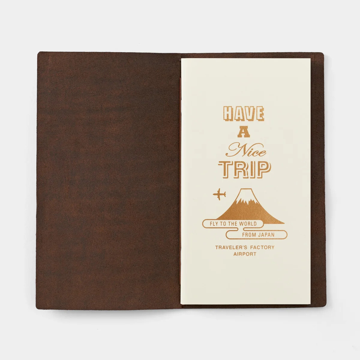 NEW Traveler’s Factory Leather Notebook Organizer Planner Narita Airport Edition
