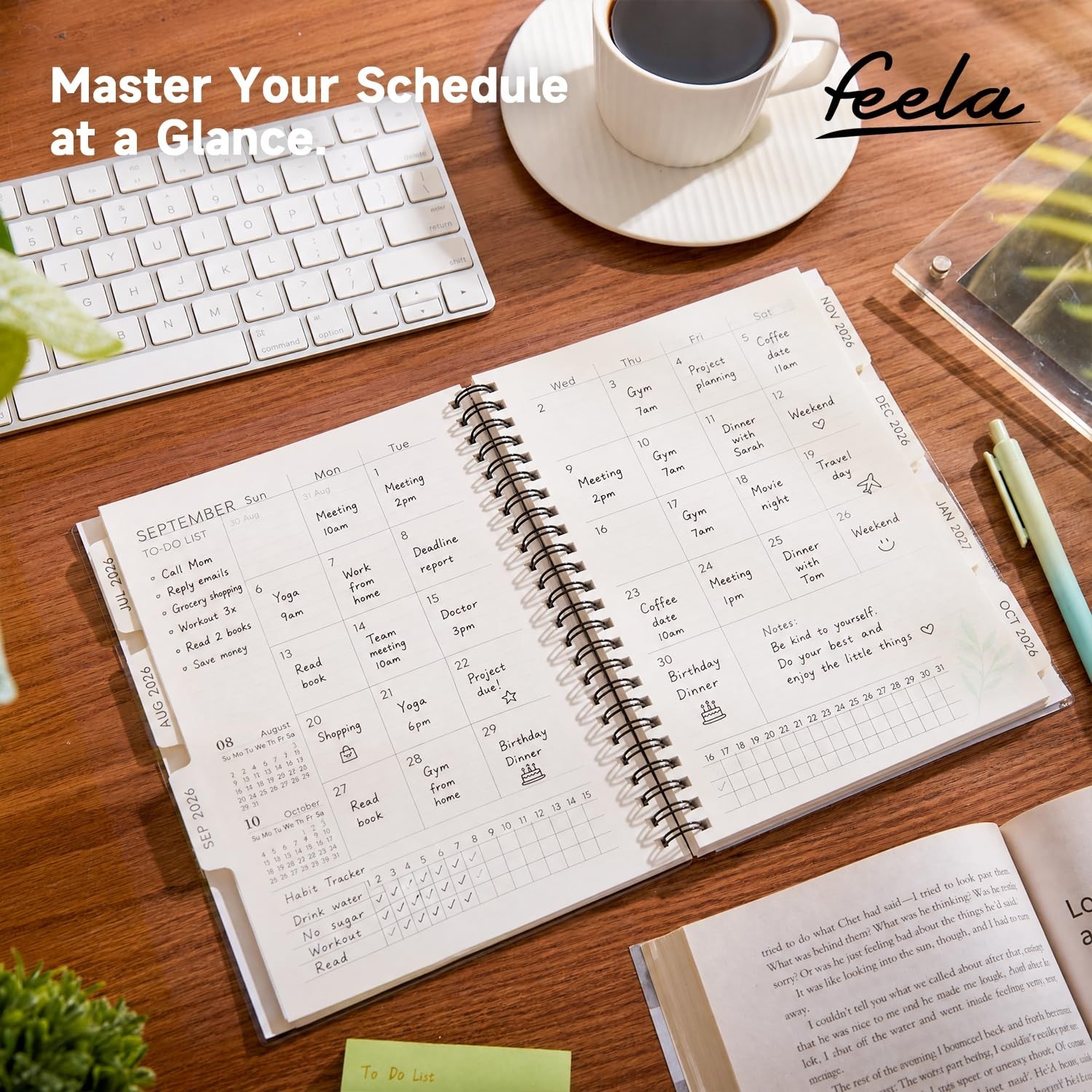 Academic Year Planner 2026-2027, Student Teacher Agenda, Monthly Weekly Calendar