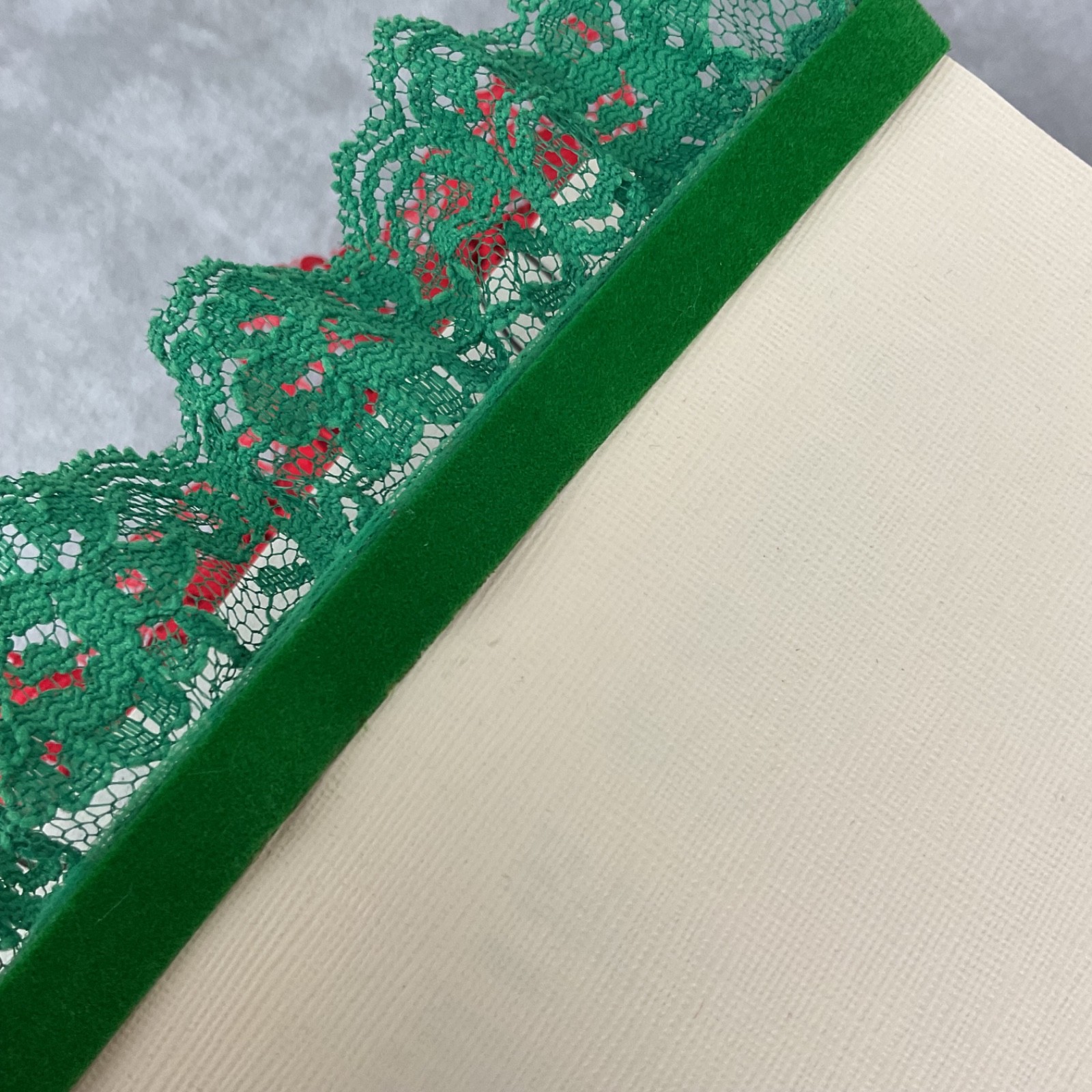 Handmade Christmas Junk Journal – 86 pages mixed media art book – quilted plaid