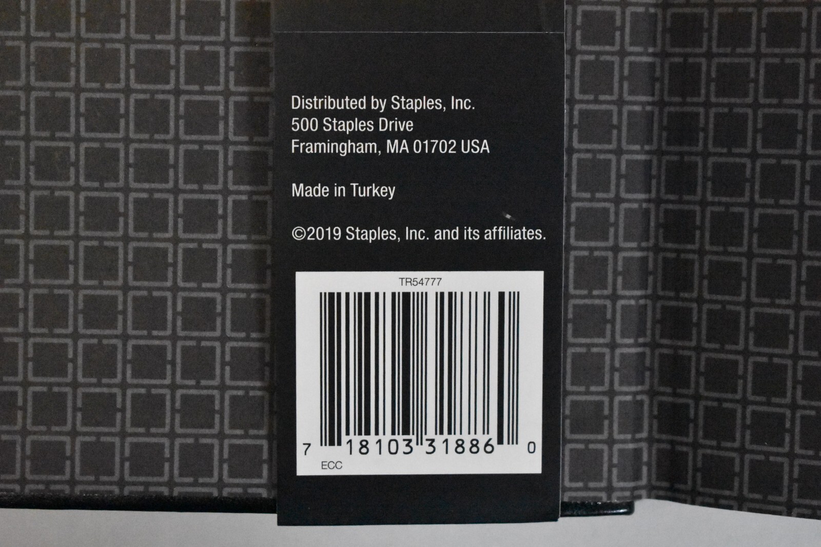 Tru Red Medium Flexible Cover Ruled Journal Black with Ivory Paper Pack Of 4