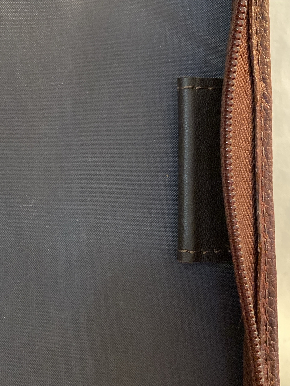 Franklin Covey LOGAN LEATHER OPEN BINDER 8.5”x 11” Chocolate Espresso NO BOX NEW