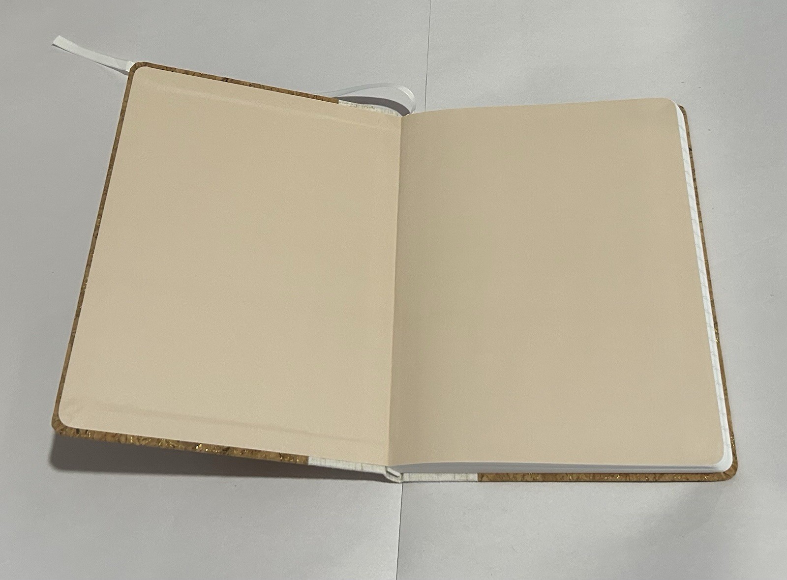New Hardcover Journal Cork and Cardboard Page Marker 200 Lined Pages Vietnam