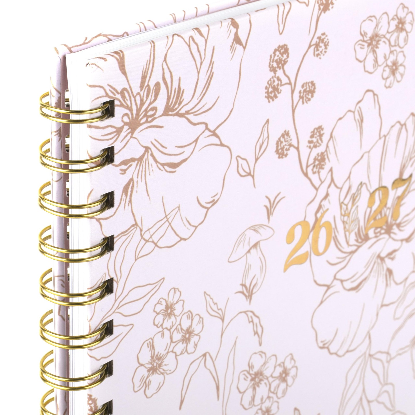 Cambridge Planner 2026-2027 Weekly & Monthly 8.5″W x 11″H, Sketched Floral