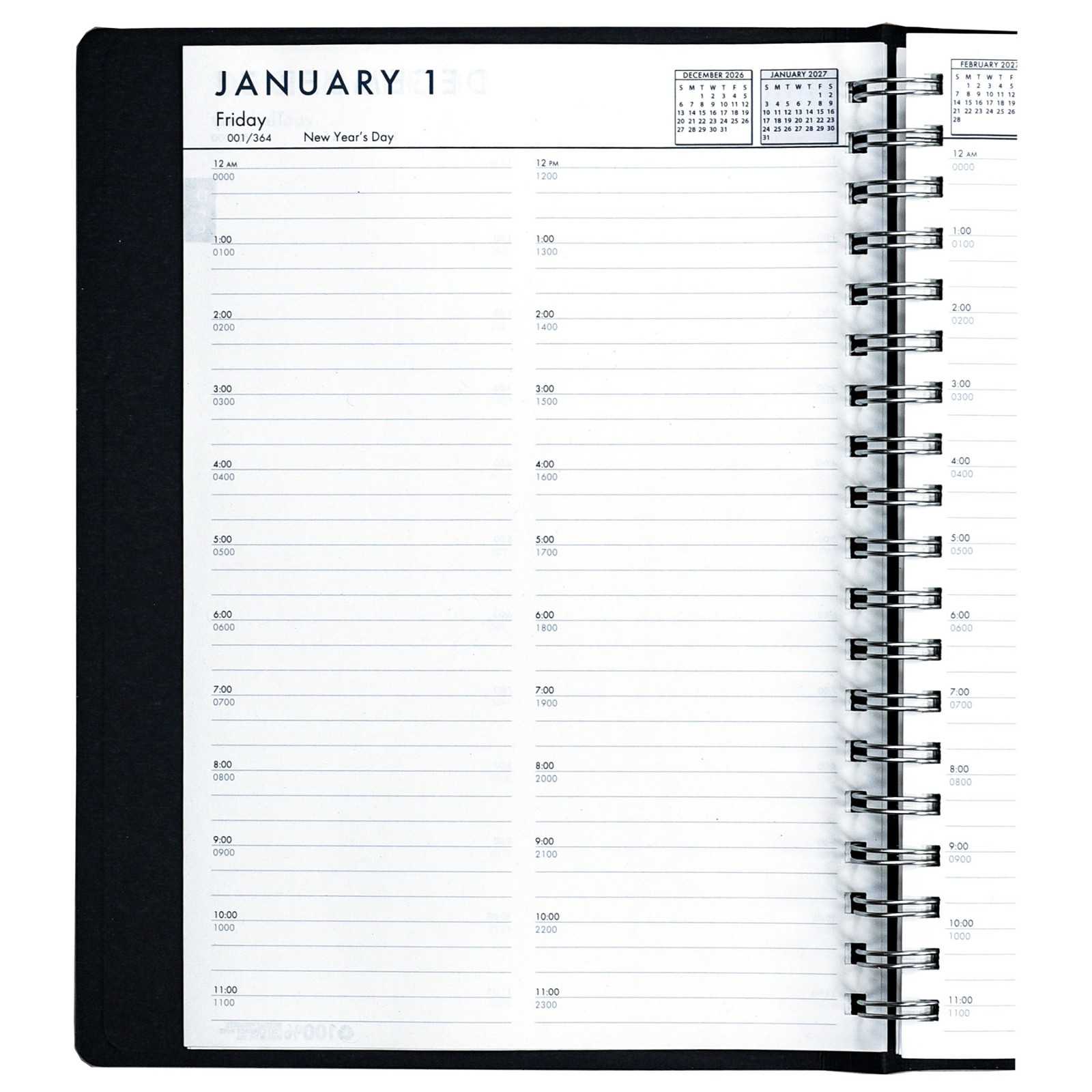 2025 2896-32 HOD289632 House of Doolittle 24-Hour Daily Monthly Appointment Book