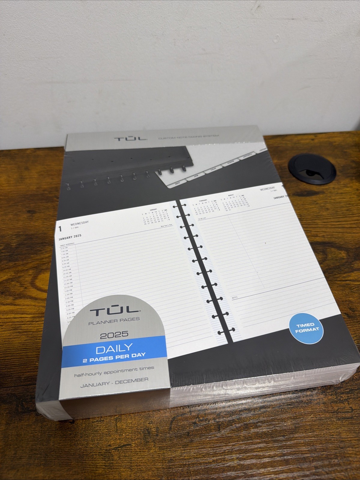 2025 TUL® Discbound Daily Planner Refill Pages, Letter Size, Fashion, January To
