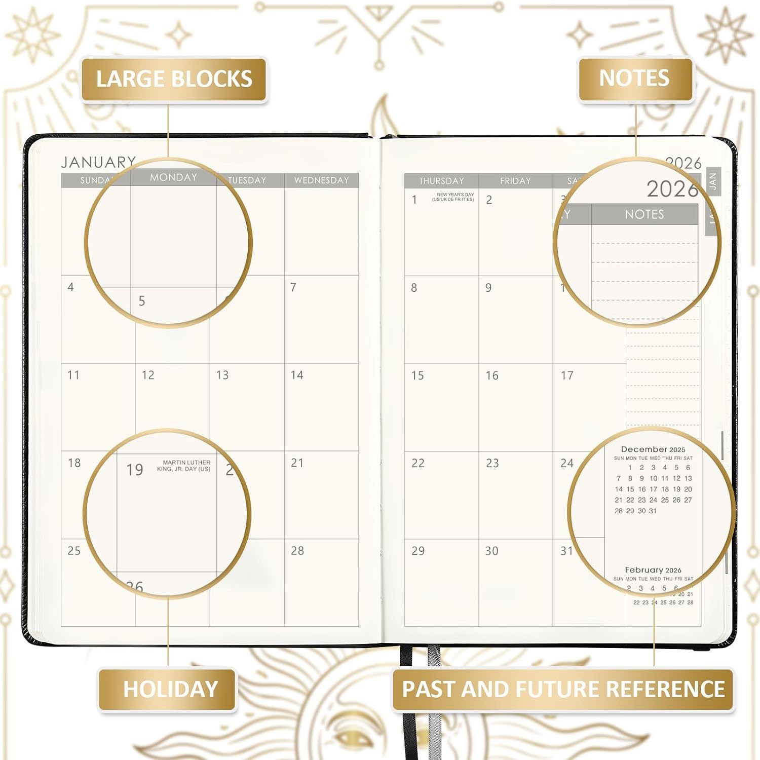 Planner 2026-2027 – Academic Planner 2026-2027, July 2026 – June 2027, 5.75″ x 8