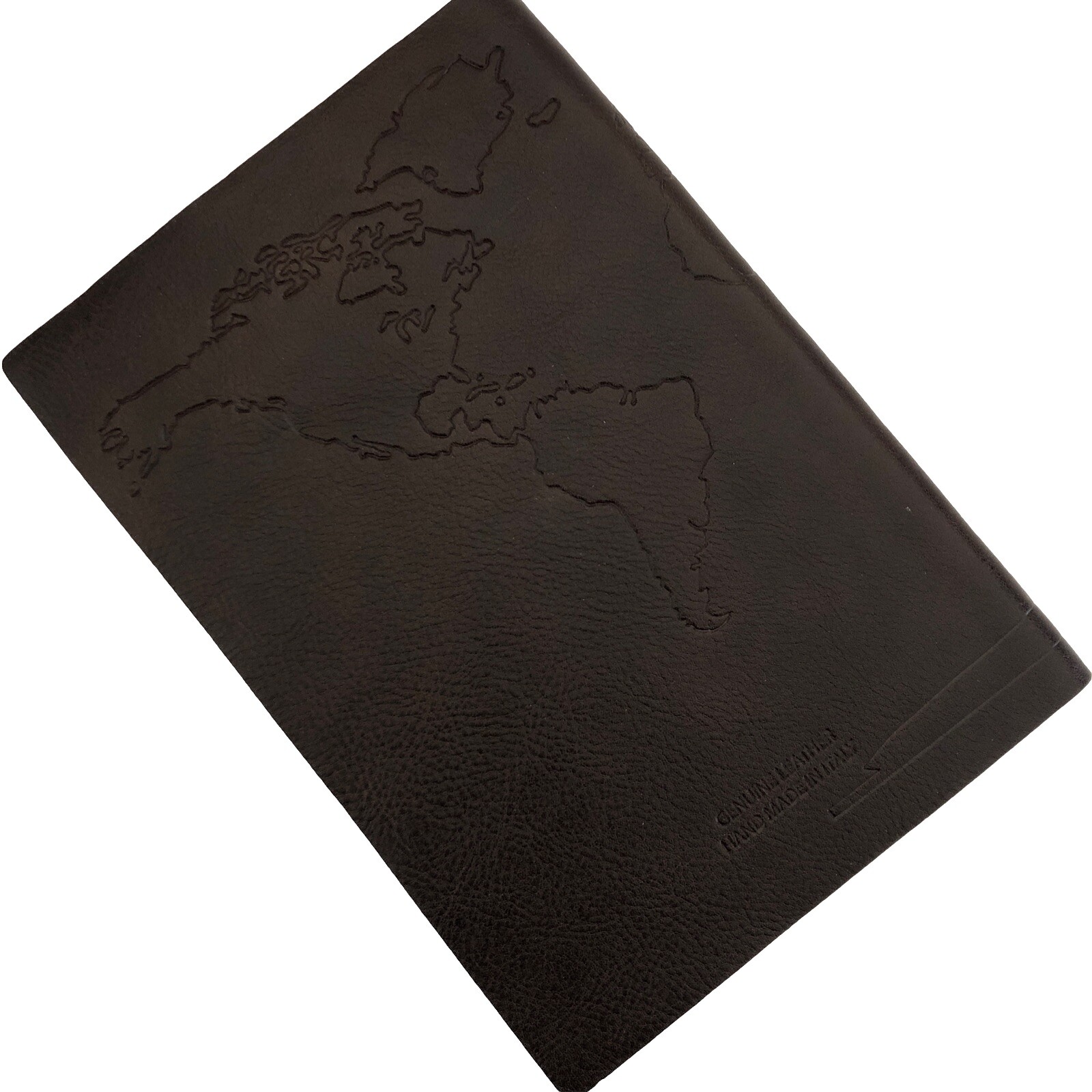 New Leather Made in Italy Thick Genuine Leather Lined Notebook Journal Brown