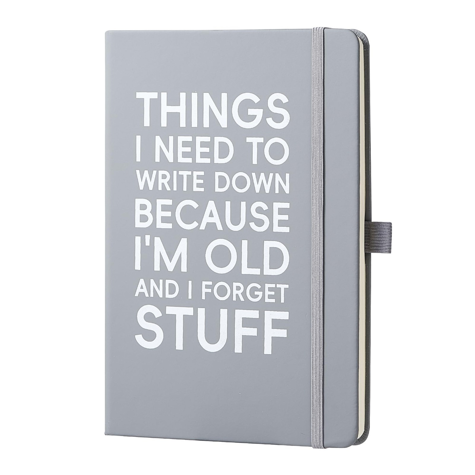 SUADEN Funny Gift Notebook Journal for Men and Women – Things I Need To Grey