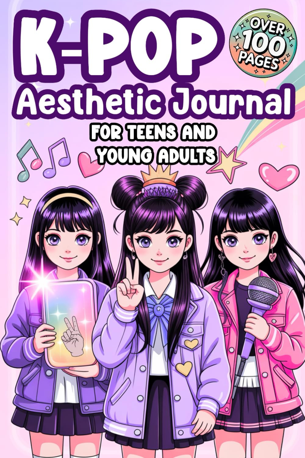 K-POP Aesthetic Journal for Teens & Young Adults: the Perfect Fan Gift with Crea