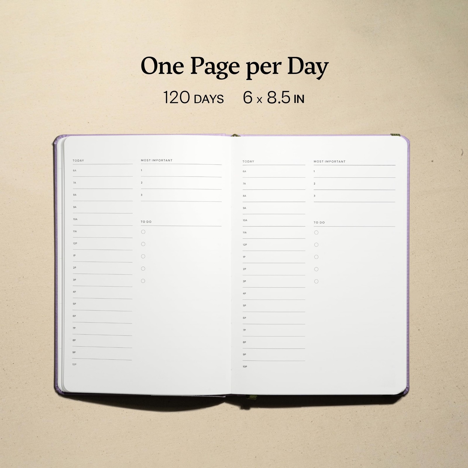 Kunitsa Co. Undated Planner – Hardcover, with Habit Tracker & Goal Setting – …