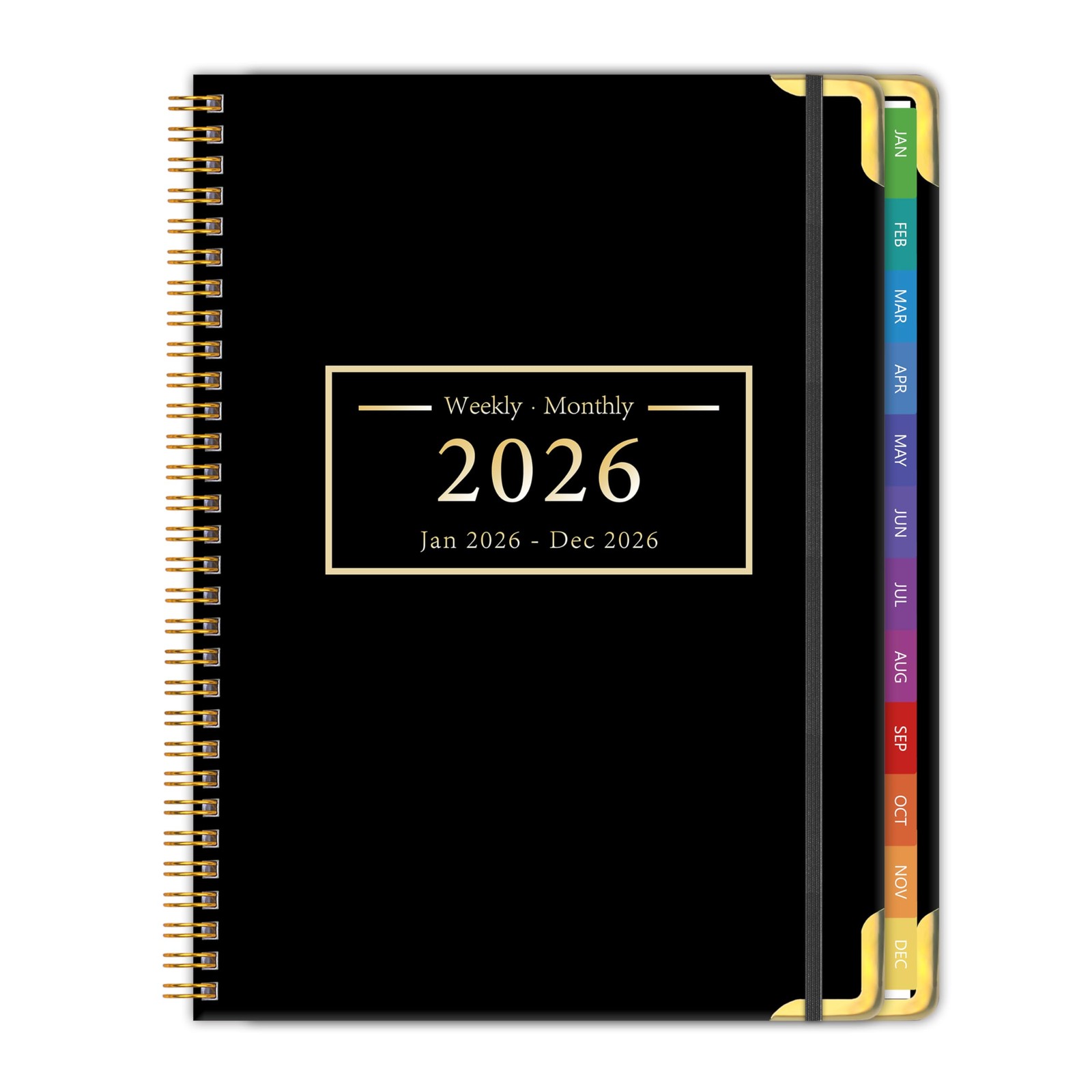 2026 Planner Weekly Monthly Hardcover Agenda 6×8 Daily Organizer Book