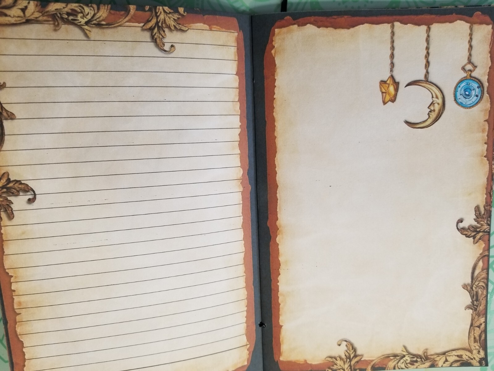 Junk Journal Booklet “MAGICAL NIGHT” Woodland HANDMADE Cards, Pockets + More!