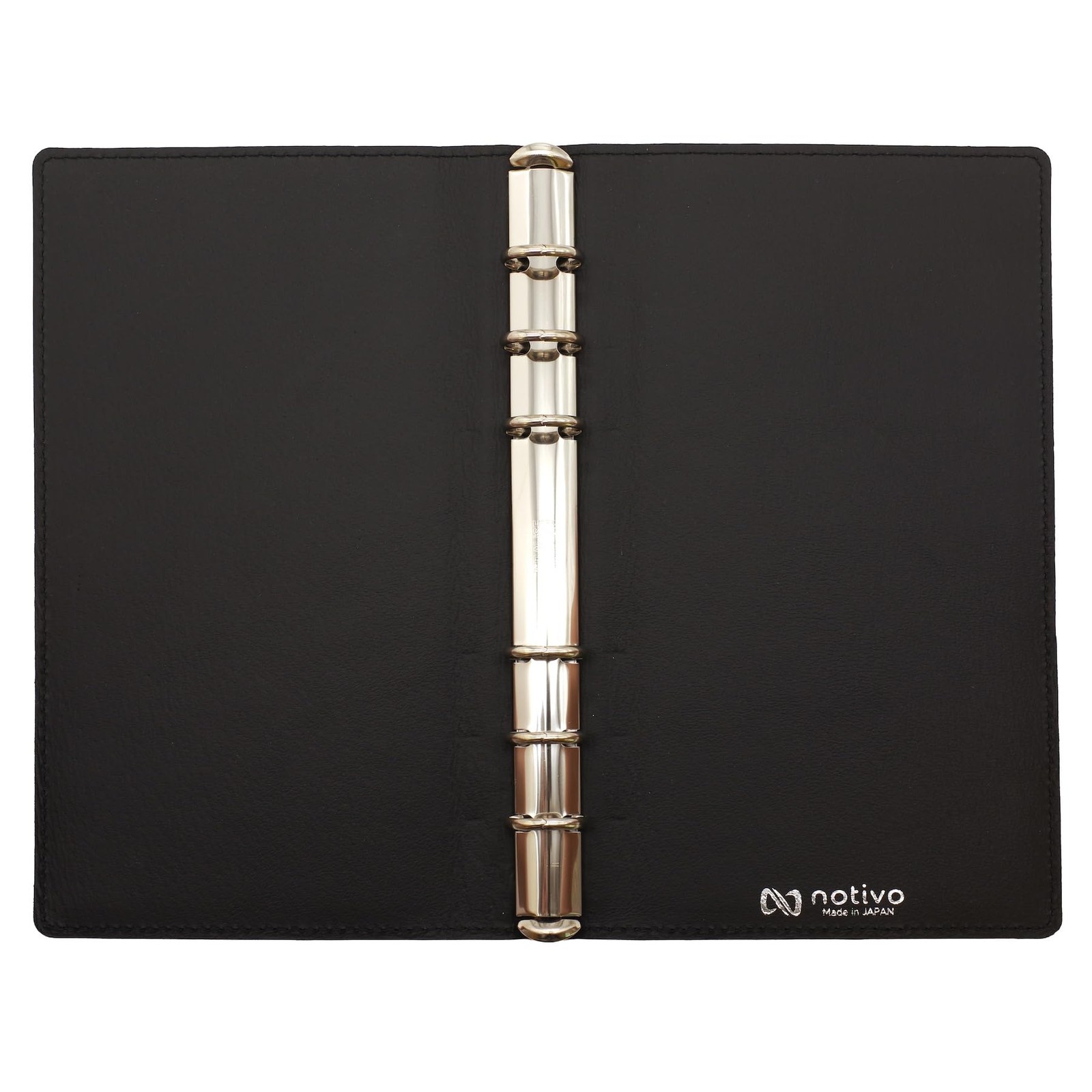 notivo Kasumi Bible Slim Organizer: Foldable Himeji Leather Blue 16mm