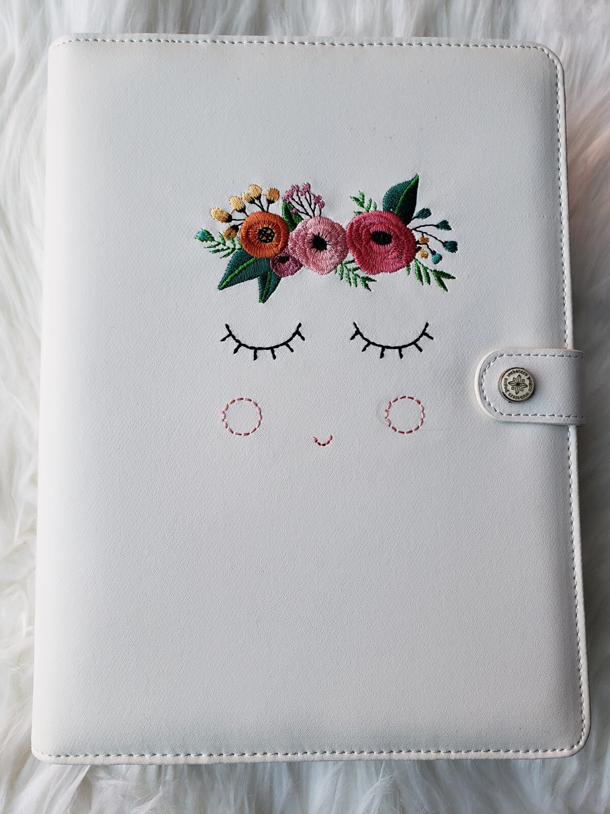 Websters Pages Planner Kit A5 New Organizer Agenda Inserts Floral Pink White