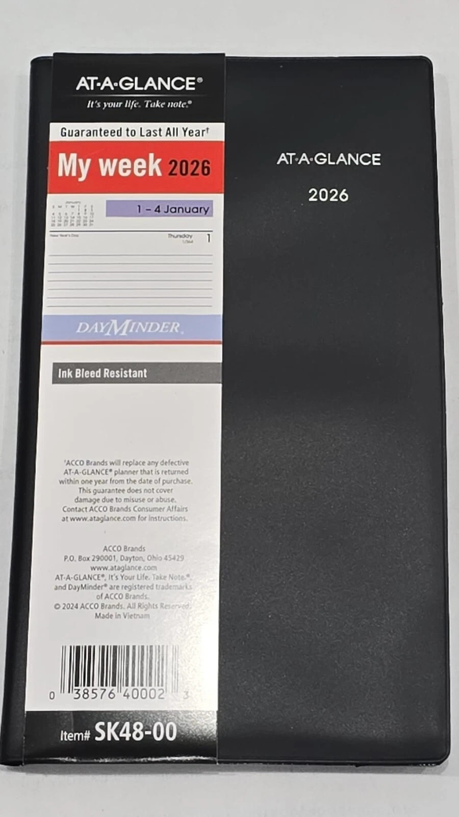 2026 At-A-Glance Weekly Appointment Book Planner LOT , 3 sizes , Black Cover