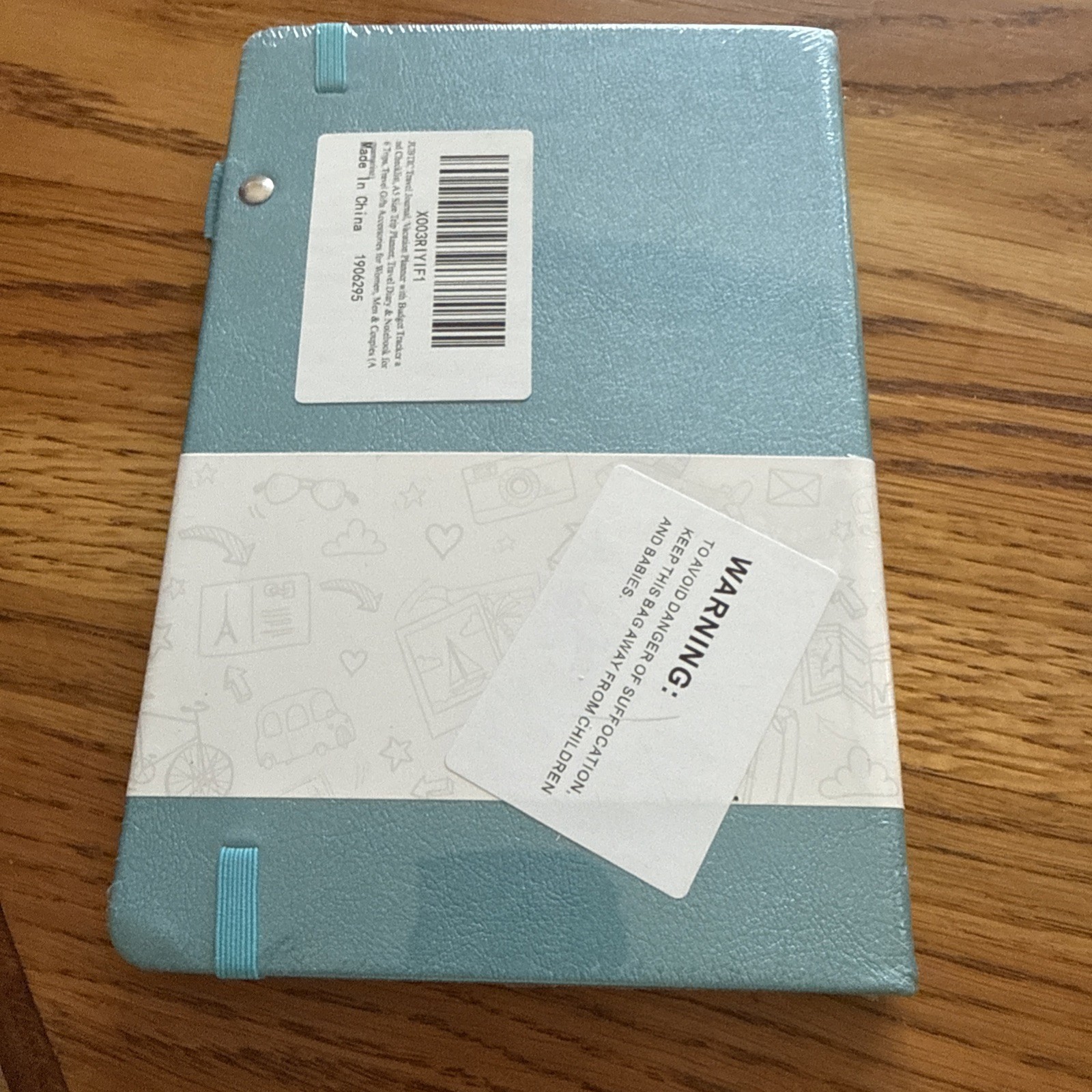 JUBTIC Travel Journal, Vacation Planner Medium-A5(5.8*8.5"), Aquamarine