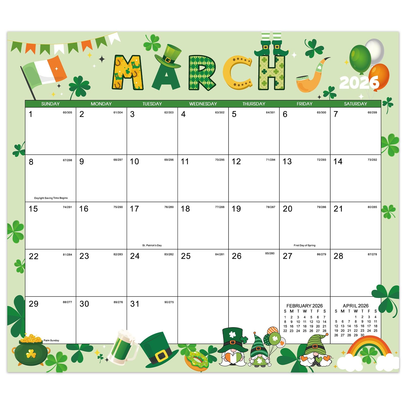 2026 Magnetic Calendar for Fridge, 13″ × 11.2″, 2026 Calendar,…