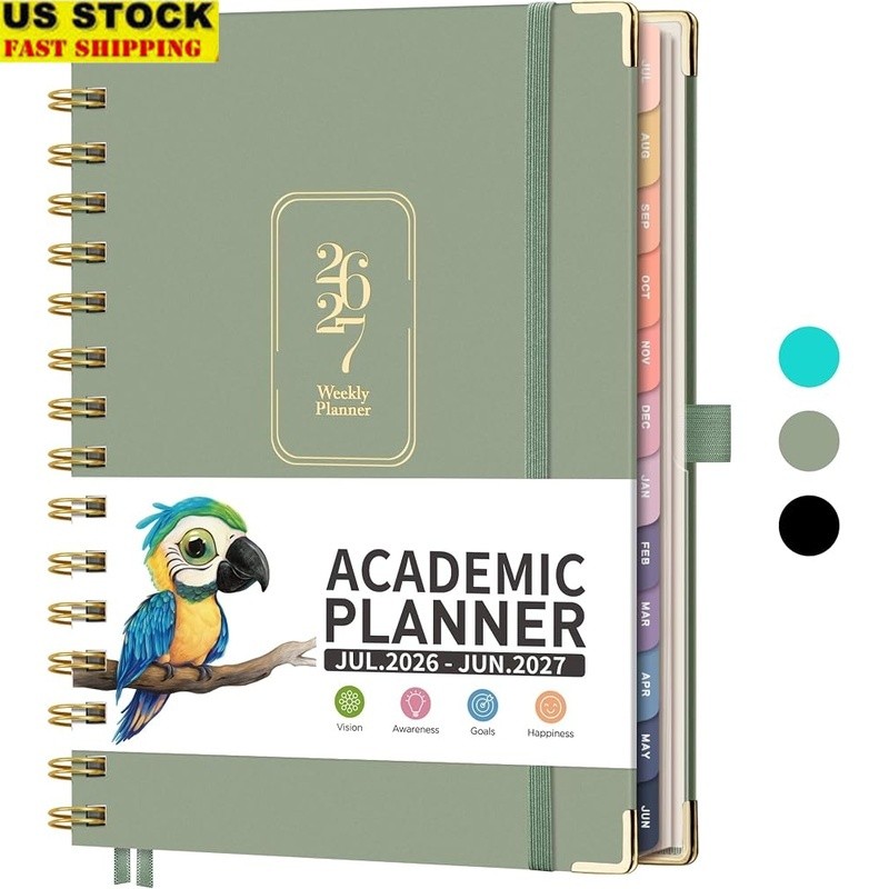 2026-2027 Academic Planner Weekly Monthly Organizer Student Teacher Journal New