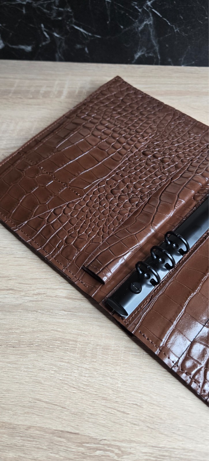 Brown Leather Cover planner A5 – Oops Shop just cover with binder