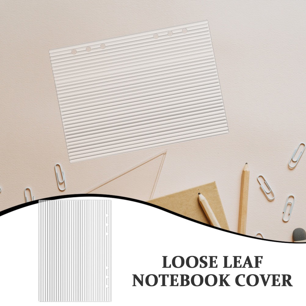 3 PCS Refillable Planner Binder Acrylic Journal Protector A5 Notebook Cover