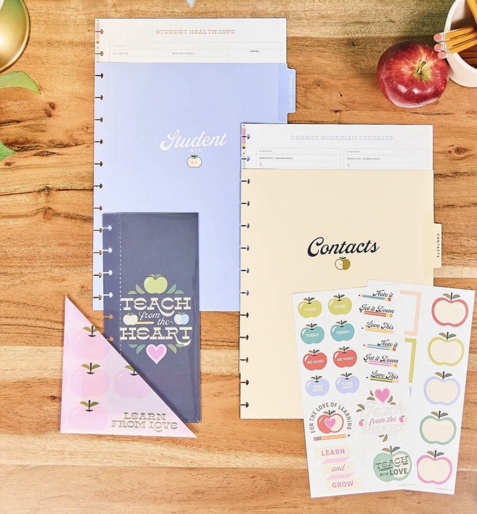 Happy planner – Mod TEACHER, PARENT & STUDENT INFO – BIG ACCESSORY PACK 42 PCS