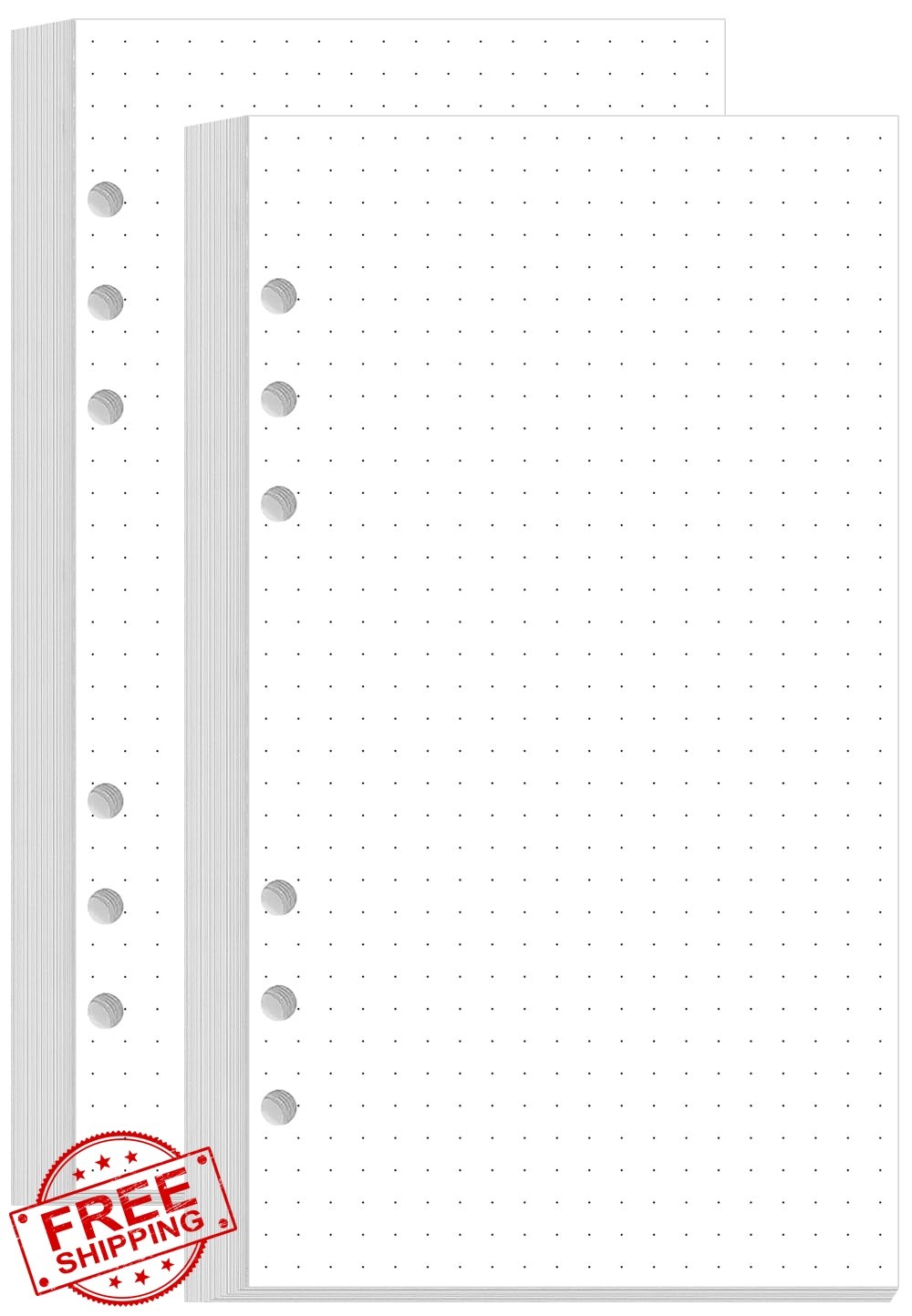 Yaridar A6 Dotted Paper Refills 2-Pack