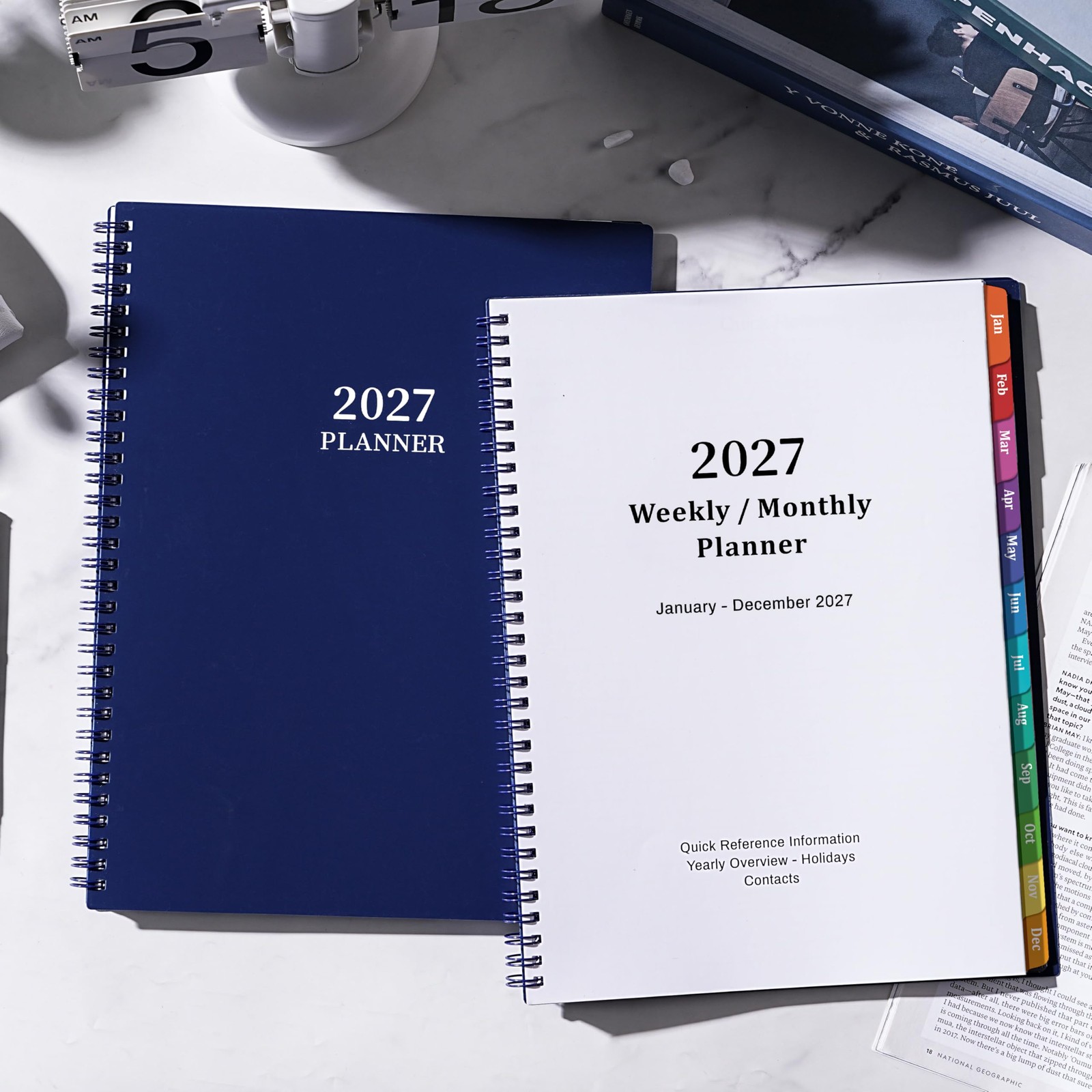 2027 Planner Weekly and Monthly – JAN 2027 – DEC 2027, 9″×11″, Calendar Plann…