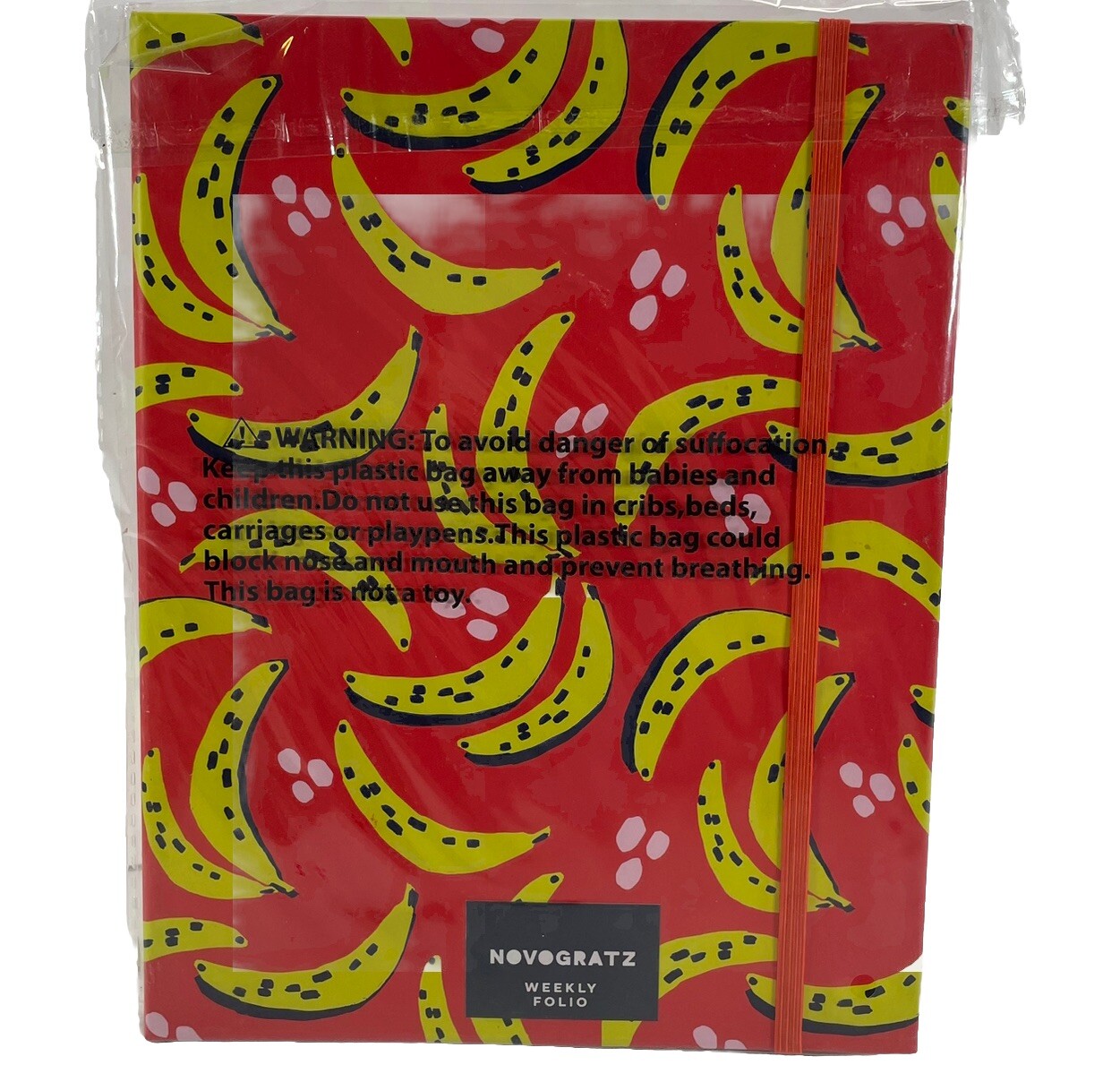Novogratz Weekly Folio With Elastic Closure Weekly Pad To Do Sticky Pads Bananas