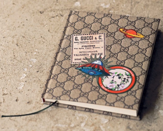 Gucci ‘My Gucci Book’ GG Monogram Pattern Hardcover Notebook Size 7.3 x 5.6″ NEW