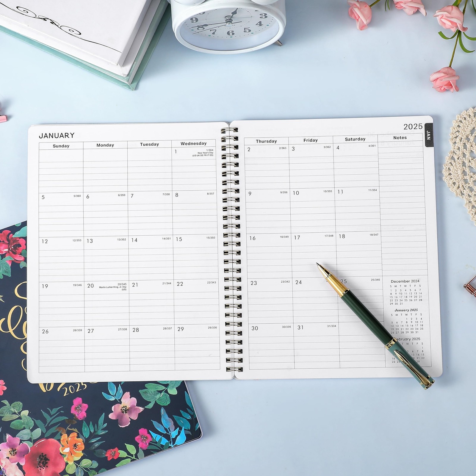 2025 Planner – Planner 2025, JAN. – DEC. 2025, 8” x 10” 2025 Planner Weekly…